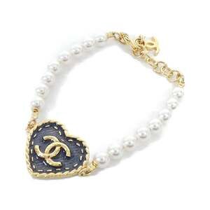 CHANEL White Charm Bracelet